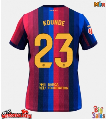 Barcelona Jules Kounde #23 Replica Home Stadium Shirt 2026-27 Short Sleeve